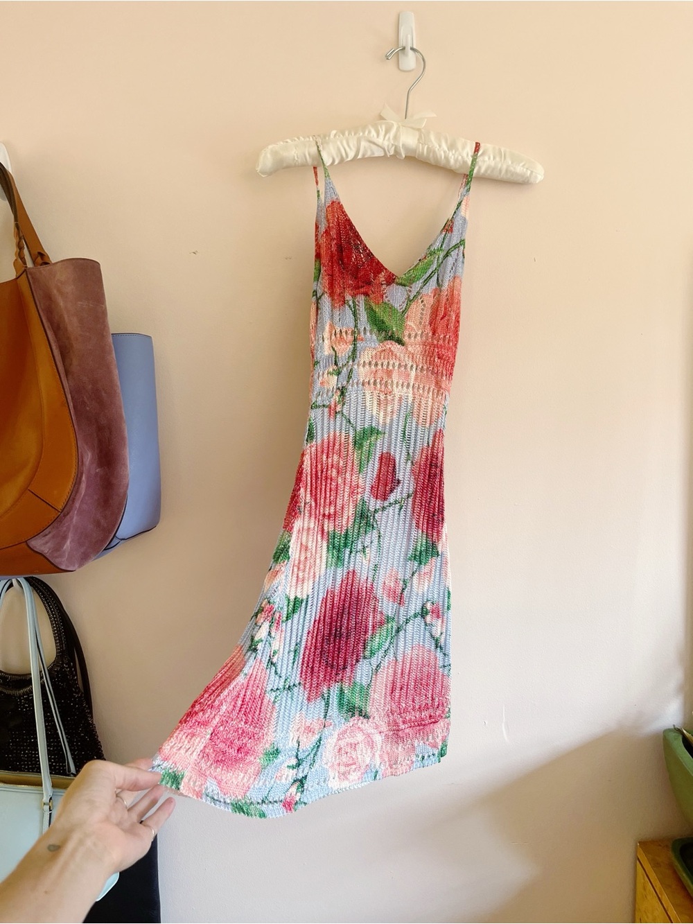 Loewe x Paula’s Ibiza Rose Knit Dress XS - Picture 3 of 9